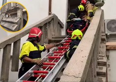 V nesreči na hrvaškem otoku so se zrušile stopnice, trije Slovenci poškodovani (FOTO)