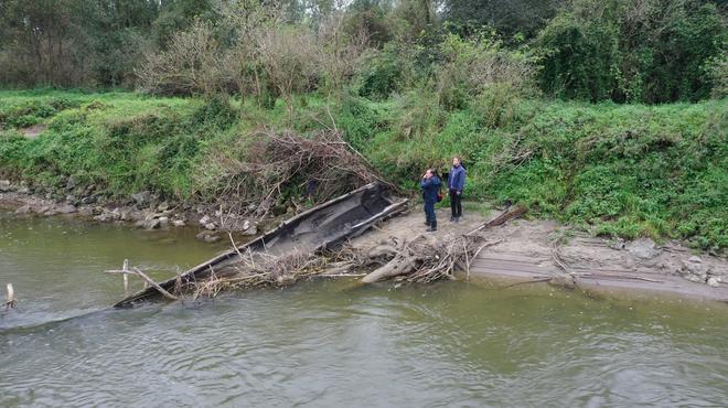 Izjemna najdba v Muri: reka naplavila predmet iz prazgodovine (foto: STA)