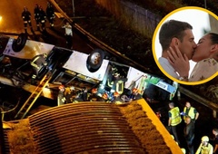 Beneška tragedija nekdanjega upa Hajduka: nogometaš v hudi prometni nesreči avtobusa ostal brez noseče žene (FOTO)