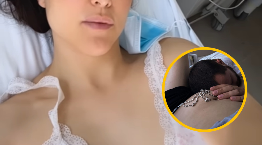 Nosečnost priljubljene pevke se je močno zapletla, oglasila se je iz bolnišnice (VIDEO) (foto: Instagram/Lana Jurčević/posnetek zaslona/fotomontaža)