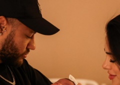 FOTO: Neymar je postal očka (po skoku čez plot je v njegovo družino spet zasijala sreča)