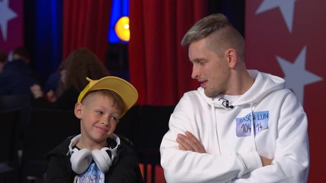 SIT: Gledalce navdušila raperja oče Sašo in sin Lun. Ste vedeli, da je sedemletnik zvezda na YouTubu?