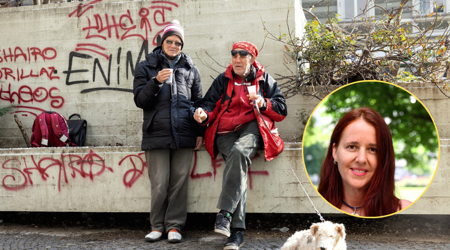 S pobudnico časopisa Kralji ulice, dr. Špelo Razpotnik, o brezdomstvu pri nas: veliko več ga je, kot ga vidimo (foto: Noemi Krese/Nada Žgank/fotomontaža)