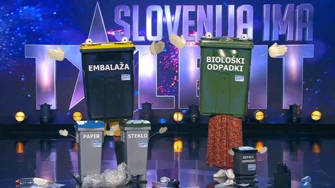 Žiranti začudeni: na oder talentov prikorakali smetnjaki