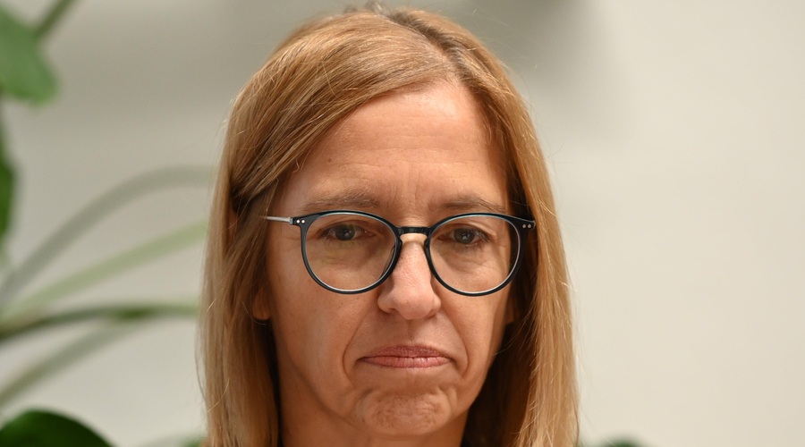 Valentina Prevolnik Rupel o spornem členu interventnega zakona v zdravstvu: gre za izredni ukrep (foto: Žiga Živulović jr. /BOBO)