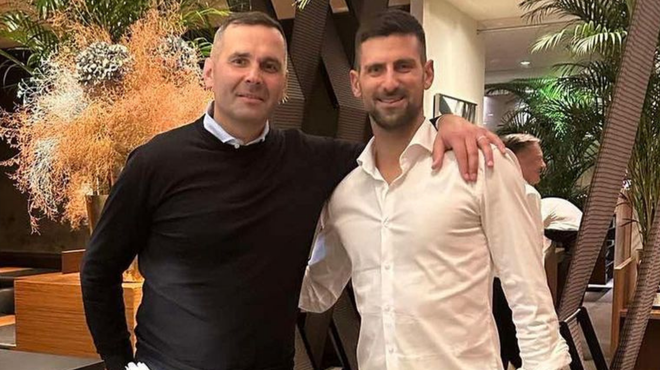 Novak Đoković med obiskom Slovenije večerjal v znani ljubljanski restavraciji (FOTO) (foto: Instagram/restavracijacubo)