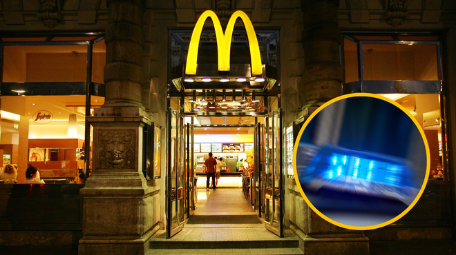 V McDonald'su je Avstrijec z nožem večkrat zabodel 16-letnega Slovenca (grozljivo) (foto: Profimedia/fotomontaža)