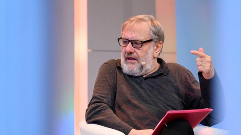 Slavoj Žižek razburil občinstvo, nekaj ljudi je zapustilo dvorano