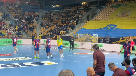 Ni se izšlo: slovenski rokometni prvaki klonili pred slovito Barco