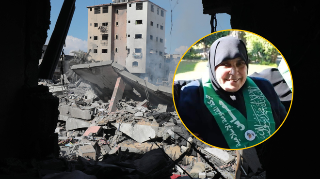 Izraelci ubili vdovo soustanovitelja Hamasa: bila je edina ženska članica vodstva teroristične organizacije (foto: Profimedia/Twitter/lux_zemmour/fotomontaža)