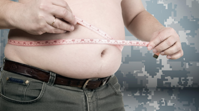 Vse več ameriških vojakov je predebelih: zaradi debelosti težave tudi z rekrutiranjem nabornikov (foto: Profimedia/fotomontaža)