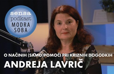 Andreja Lavrič o načinih (samo)pomoči pri kriznih dogodkih