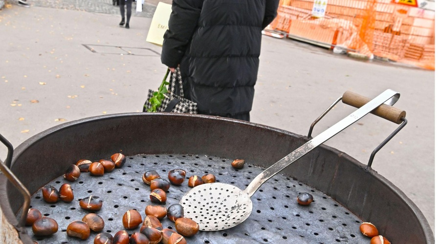 Vonj po pečenem kostanju: koliko stane posamezna merica v Ljubljani? (foto: Žiga Živulović jr. /Bobo)