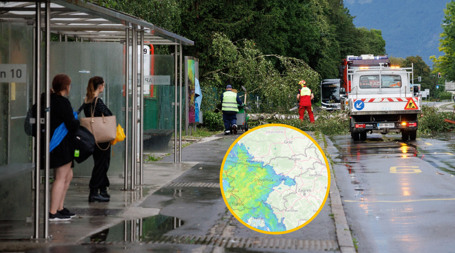 Arso je izdal opozorilo, prihajajo nevihte in močnejši nalivi: spremljajte radarsko sliko padavin (in glejte, kam se pomikajo deževni oblaki) (foto: Profimedia/Metropolitan/posnetek zaslona/fotomontaža)