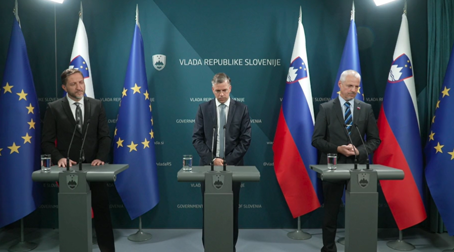 Boštjan Klemenčič, Gregor Macedoni in Robert Smrdelj. (foto: Youtube/posnetek zaslona)