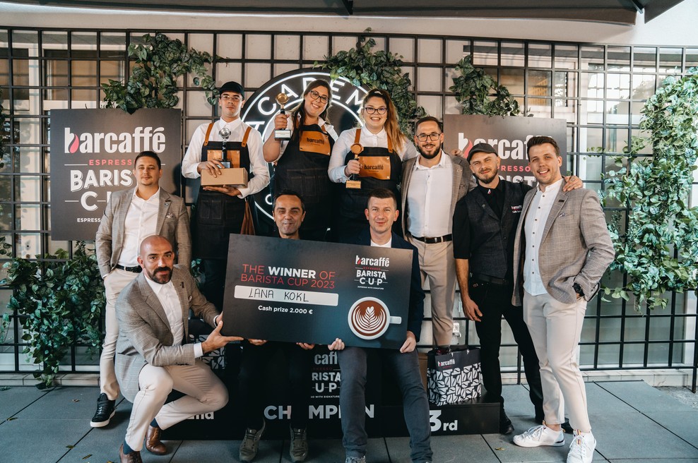 Barcaffè BARISTA CUP 2023: Na osrednjem regijskem tekmovanju za bariste prvo in tretje mesto zasedli Slovenki (foto: promocijska fotografija)