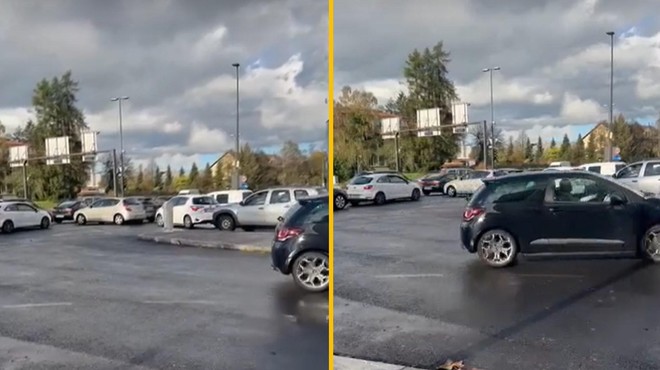 VIDEO: Ljubljana je zamašena, vlada prometni kaos (če ste v avtomobilu, strpno) (foto: Uredništvo/posnetek zaslona)