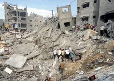 Število mrtvih v Gazi preseglo 9000, skoraj polovica bolnišnic ne deluje več