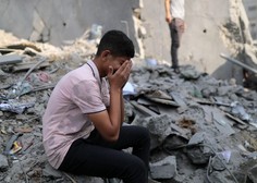 Z območja Gaze odšlo 365 civilistov, razmer v bolnišnicah "ni mogoče opisati z besedami"