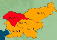 Hudo bo! Arso zaradi obilnih padavin izdal rdeče opozorilo: najhuje bo v tem delu države