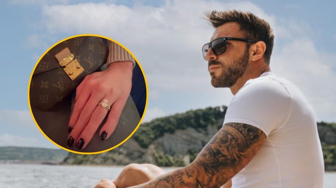 Sanjski moški Gregor Čeglaj je zaročen: razkrivamo ime skrivnostne temnolaske, ki na prstancu nosi pregrešno drag prstan (foto: Instagram/gregor_ceglaj21/ftomontaža)