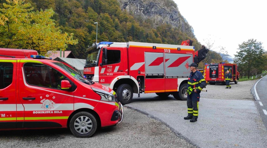 Fotografija je simbolična. (foto: Facebook/posnetek zaslona/Gasilci Bohinjska Bela)