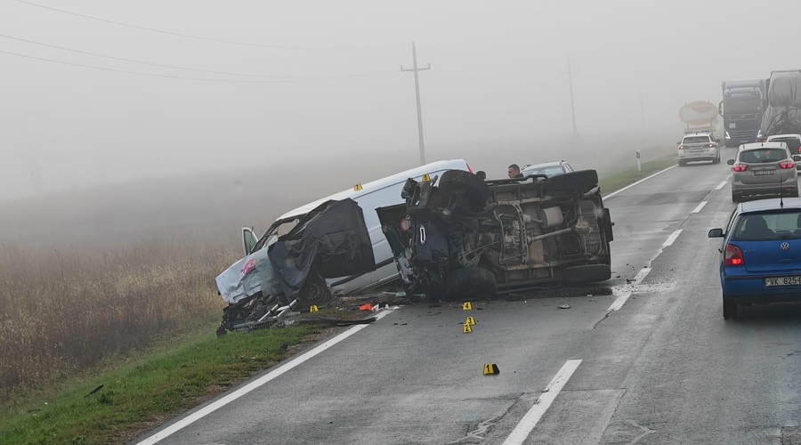 Prometna nesreča, ki jo je povzročil Mario Banožić. (foto: Bobo)