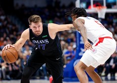 Izjemni Luka Dončić ponovno blestel: dosegel 44 točk v suvereni zmagi Dallasa proti Los Angeles Clippers