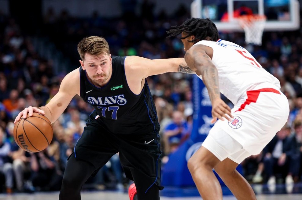 Izjemni Luka Dončić ponovno blestel: dosegel 44 točk v suvereni zmagi Dallasa proti Los Angeles Clippers (foto: Profimedia)