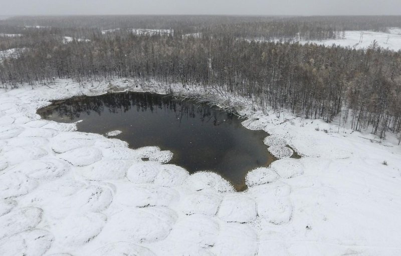Raziskovanje permafrosta v Rusiji.