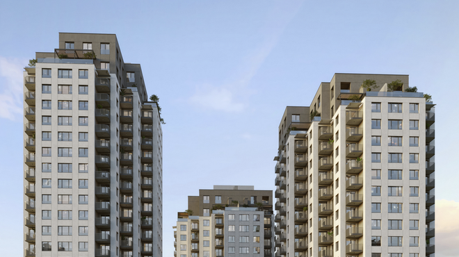 Skrivnostno ozadje novega stanovanjskega projekta v Šiški: za tremi stolpnicami naj bi stali ... (foto: Regentov kvart)
