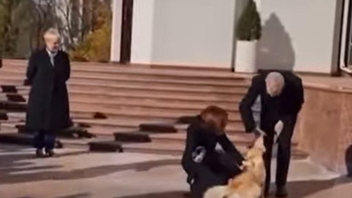 Incident: med obiskom Nataše Pirc Musar v Moldaviji pes tamkajšnje predsednice ugriznil avstrijskega predsednika