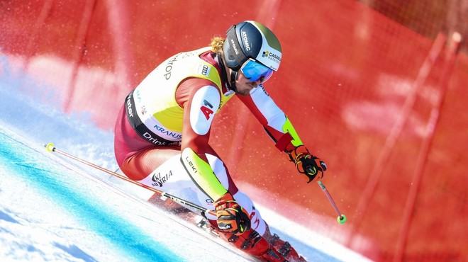Moški slalom: Slovenci ostali brez finala, slavil je Avstrijec (foto: Profimedia)