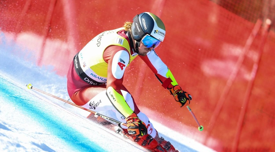 Moški slalom: Slovenci ostali brez finala, slavil je Avstrijec (foto: Profimedia)