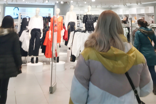 trgovina oblačila nakupovanje H&M