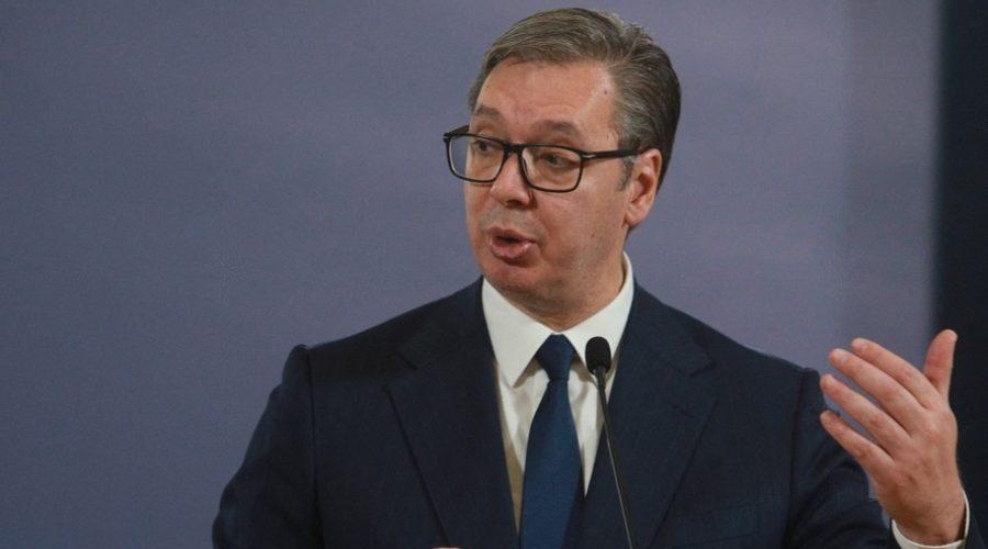 Vučić se je odzval na peti množični študentski protest v Srbiji (foto: Profimedia)