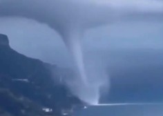 Neprijetno presenečenje: Italijani trepetali pred grozljivim tornadom (FOTO in VIDEO)