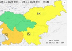 ARSO za ta del Slovenije izdal oranžno opozorilo. Kaj napovedujejo vremenoslovci?