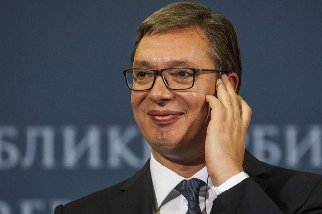 Aleksandar Vučić volitve Srbija
