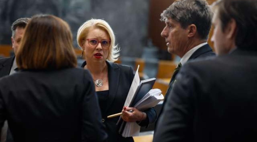 Klakočar Zupančičeva razjezila poslance: naročila jim je ... (nekateri so vstali in odšli) (foto: Anže Malovrh/STA)