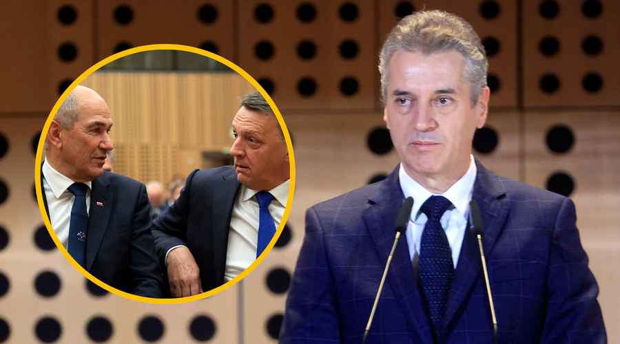 FOTO: Golob pred najvišjimi politiki in gospodarstveniki podal zanimivo obljubo (to bo vplivalo na vse nas) (foto: Borut Živulovič/Bobo/fotomontaža)