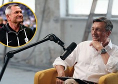 Spektakel v praznični Ljubljani: priljubljeni Pahorjev podkast navdiha prvič v živo, gost nogometni heroj Matjaž Kek