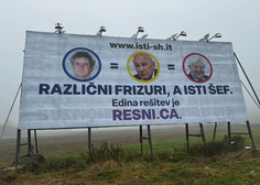 Ob slovenskih avtocestah vzniknili plakati, ki jih krasijo obrazi Goloba, Janše in Kučana: kaj sporočajo? (In ali so šli predaleč?)