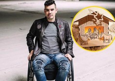 Mladenič z neizmerno voljo, ki ga je nesreča prikovala na invalidski voziček, a ni vzela njegovih sanj