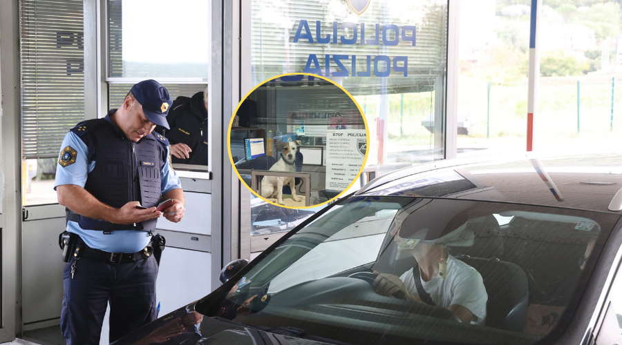 Policisti na meji za vikend dobili pomoč: "Če kaj ni v redu, takoj zavoha" (foto: Bobo/Facebook/Slovenska policija/posnetek zaslona)