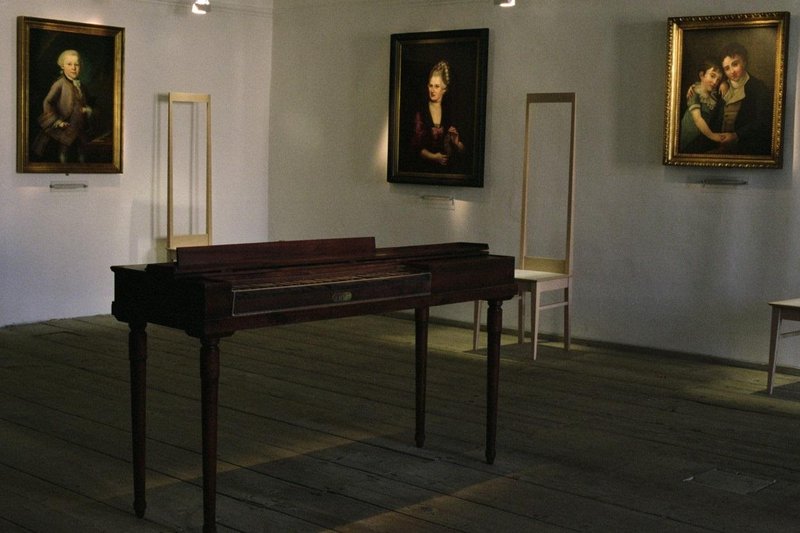 V Mozartovem muzeju v Salzburgu je na steni tudi portret Franza Xaverja z bratom Karlom Thomasom. V središču pa klavir slavnega očeta Wolfganga Amadeusa Mozarta.