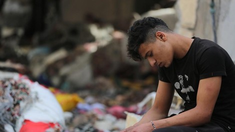 gaza moški žalost