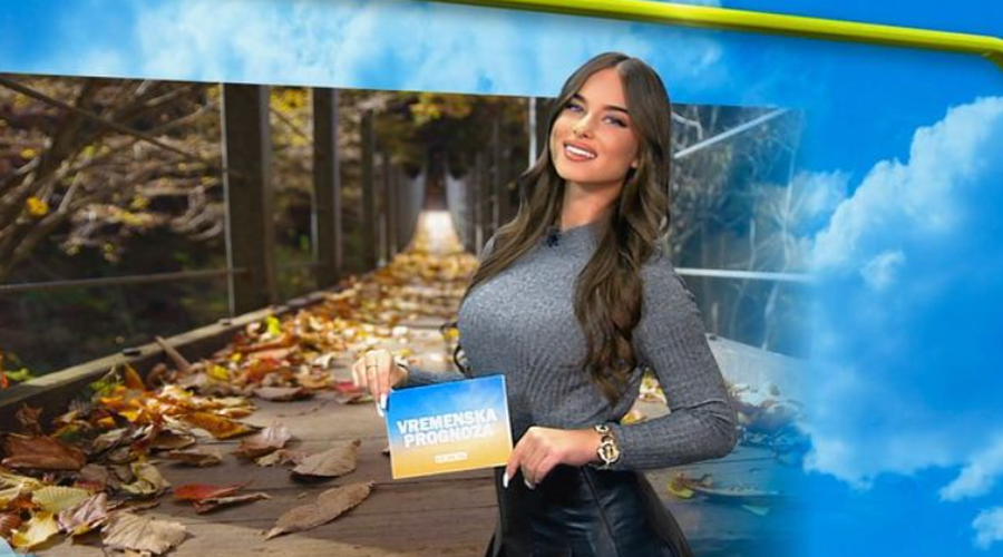 20-letnica je vremensko napoved spremenila v največji hit, ki gledalce vsak večer prikuje pred televizijo (VIDEO) (foto: Posnetek zaslona/Instagram profil norasahinpasic)