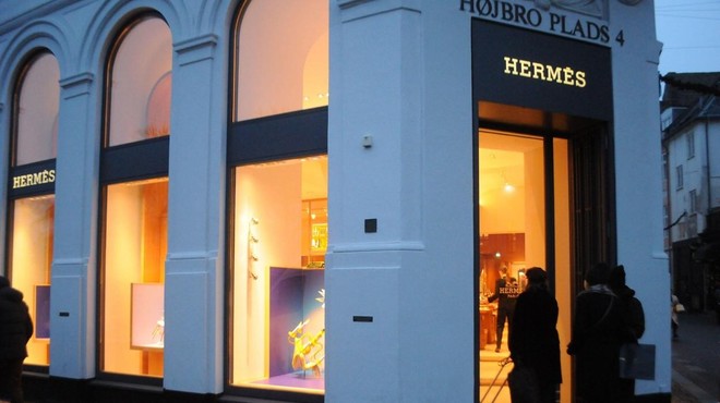 Trgovina Hermes na Danskem. (foto: Profimedia)
