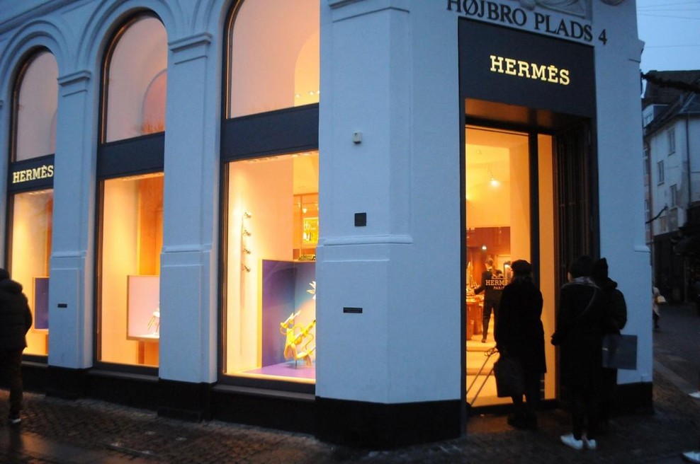 Trgovina Hermes na Danskem. (foto: Profimedia)